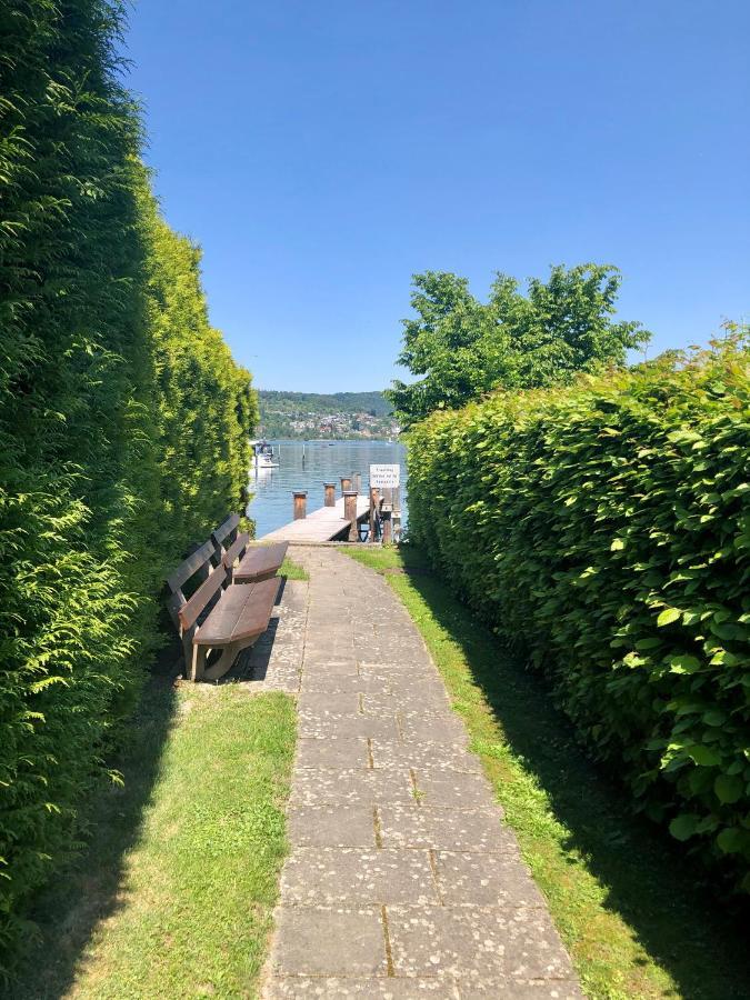 Ferienresidenz Seegarten - Mit Privatem Seezugang Und Hauseigenem Schwimmbad Bodman-Ludwigshafen Bagian luar foto
